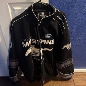 Boss Black and Gray Bomber Jacket